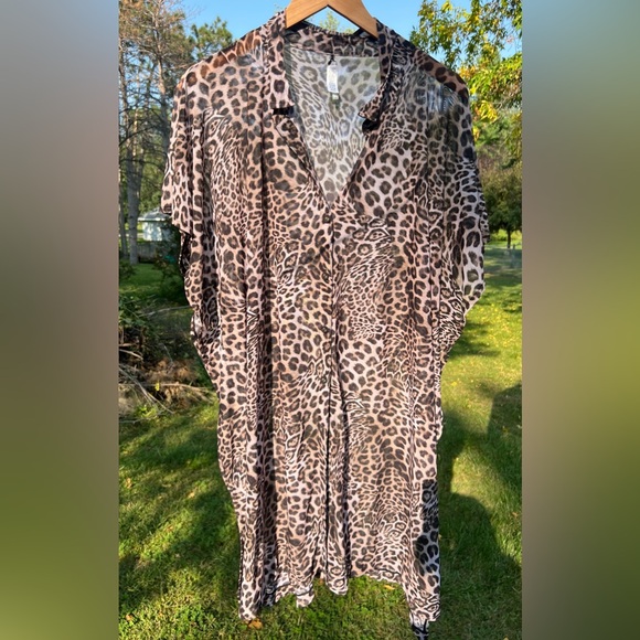 Sea Level Swim Wildside Mesh Beach Shirt in Natural Size Large NWOT Retail $130 - Picture 5 of 5